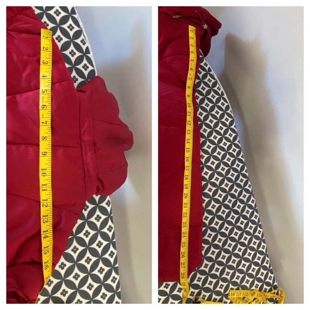 Calvin Klein Puffer Red Jacket - Picture 12 of 12